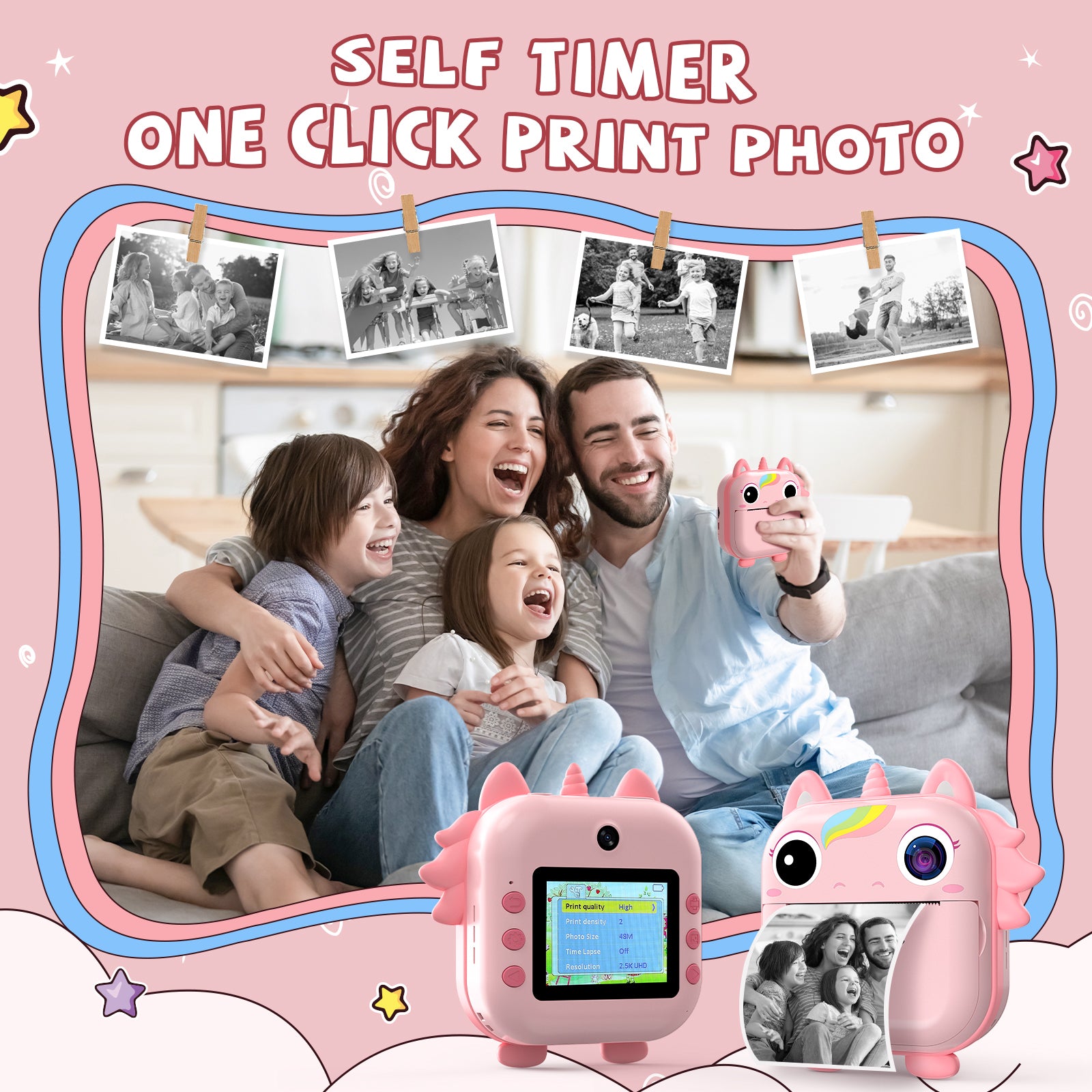 Instant Camera for Kids,Unicorns Kids Camera Instant Print Toys for Gi – Skirfy Toy
